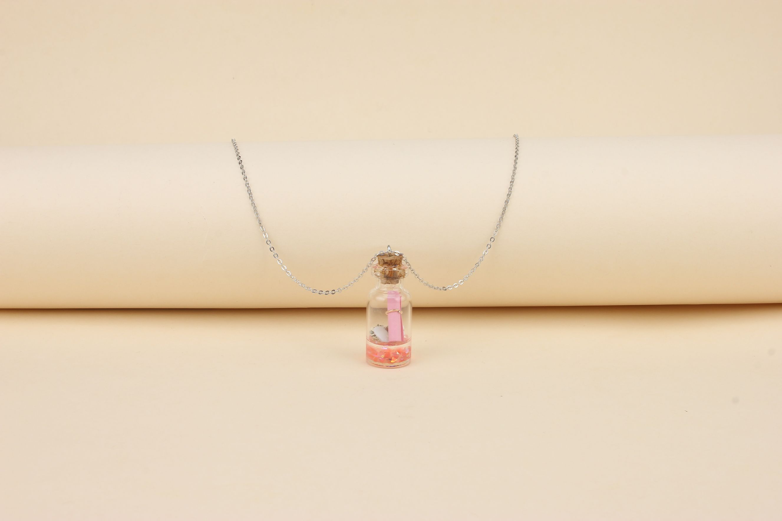 Glass bottle necklace thumbnail