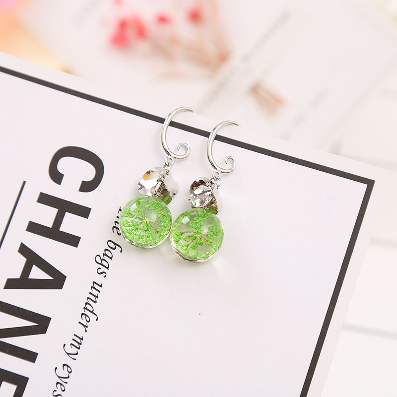 Pendientes de encaje flores narcisos flores secas undefined