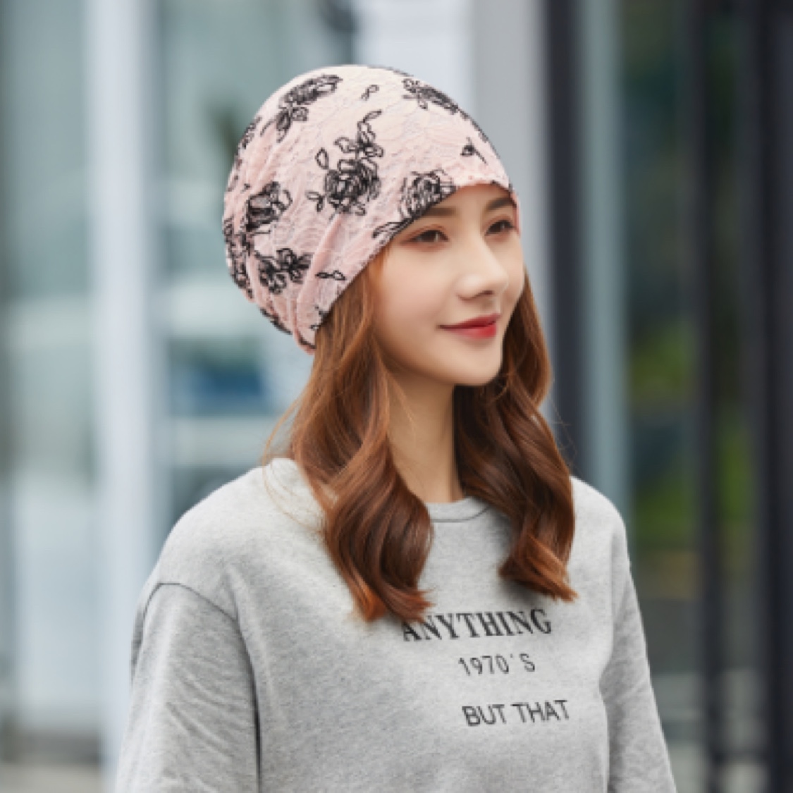 Headscarf hat, maternity hat, air conditioner hat details Picture