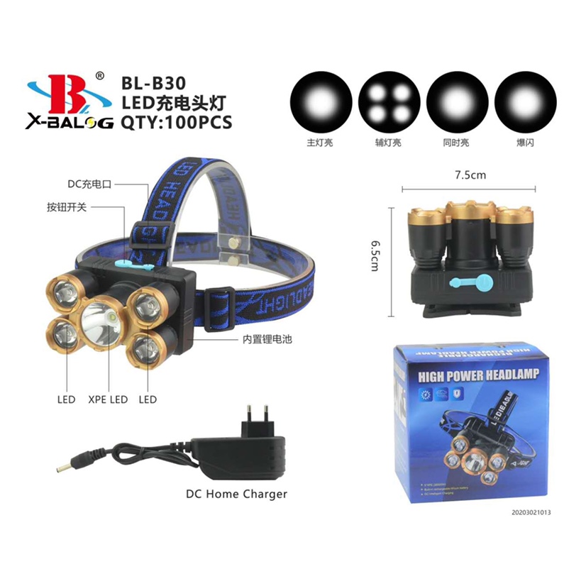 5 beads for BL-B30 charging headlamp