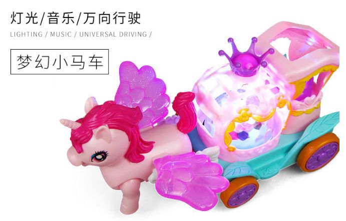 Juguetes eléctricos juguetes luminosos coche de juguete juguete de carro eléctrico pony polly Specification image