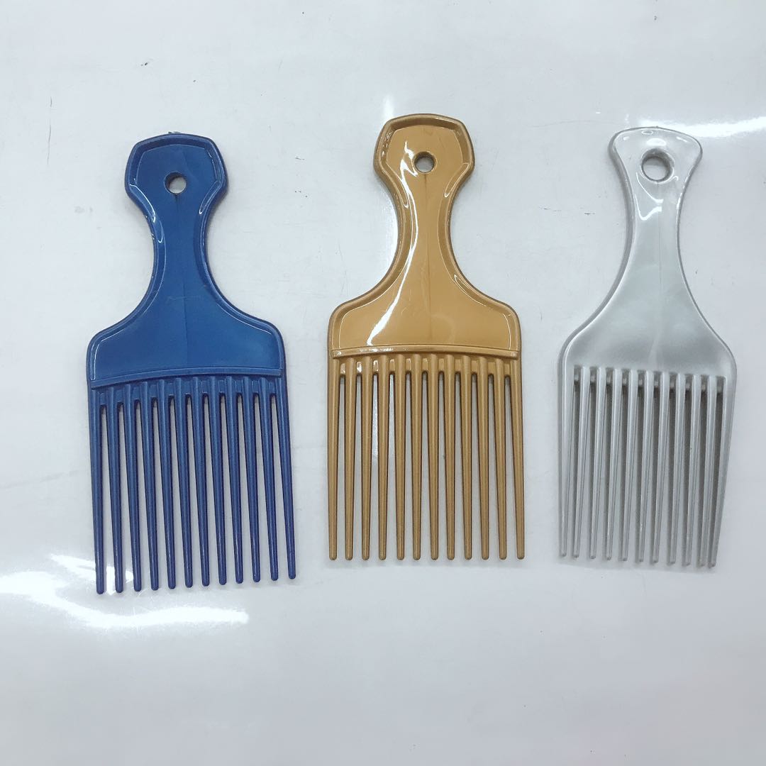 Long hair mirror comb factory direct selling fork comb men's hair professional comb flat comb oil comb thumbnail