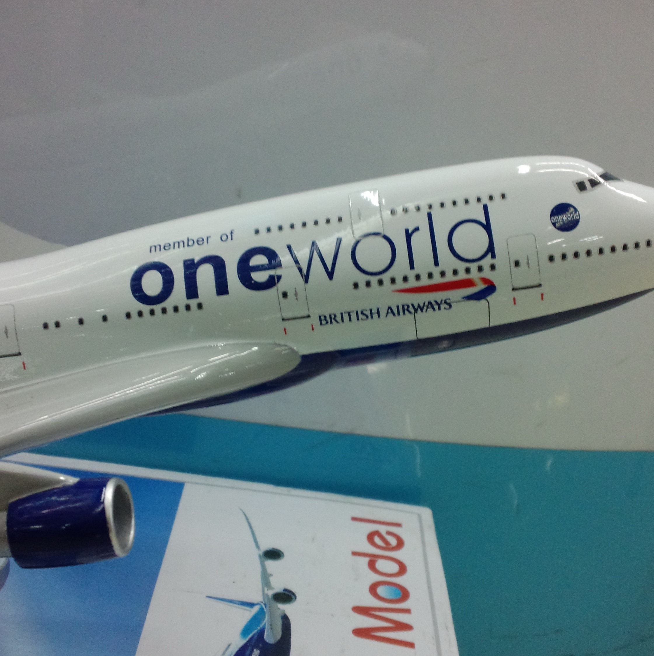 飞机模型（英国航空B747-400）合成树脂飞机模型  仿真飞机模型详情图3