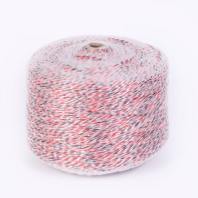 3.2-count color-spun segment dyed and sprayed wool yarn undefined