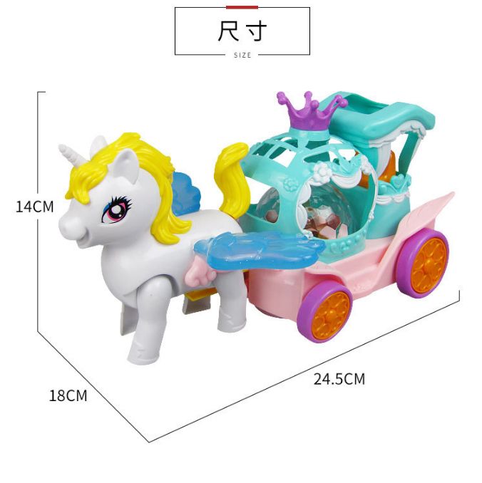 Juguetes eléctricos juguetes luminosos coche de juguete juguete de carro eléctrico pony polly Item Picture