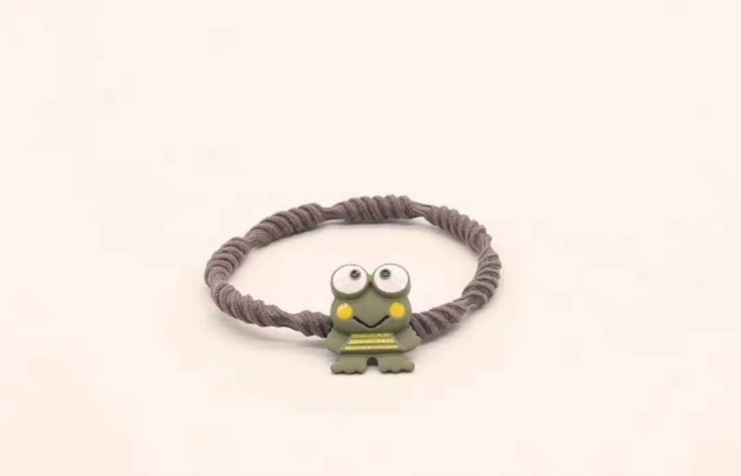 Korean version of a fresh and simple hair tie rubber band headband frog 211