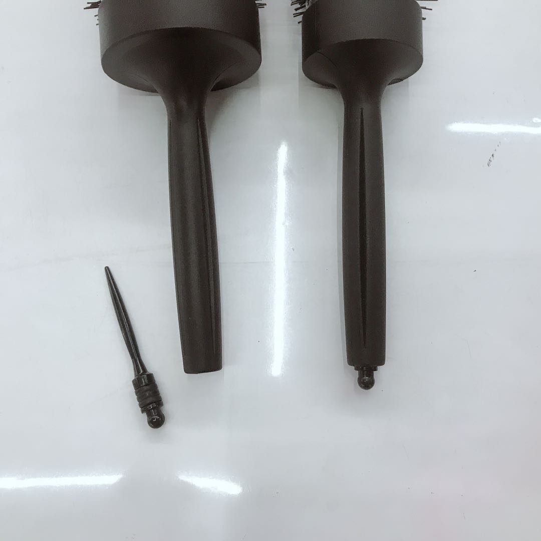 Longfa salon aluminum-copper comb, perming and dyeing roller comb, high-temperature resistant cylindrical comb, styling comb, curly hair inwardly folded comb Item Picture