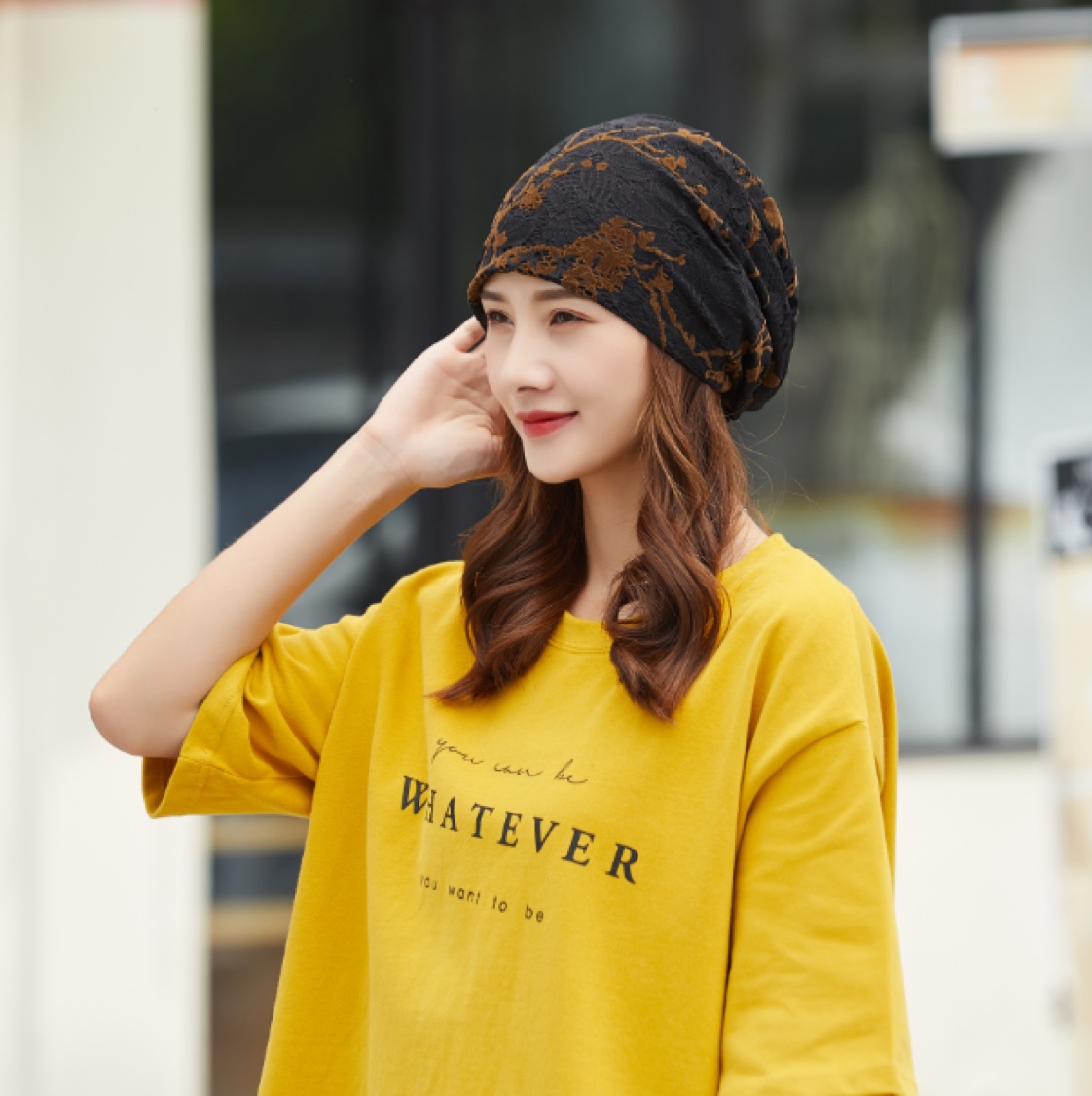 Headscarf hat, maternity hat, air conditioner hat Item Picture