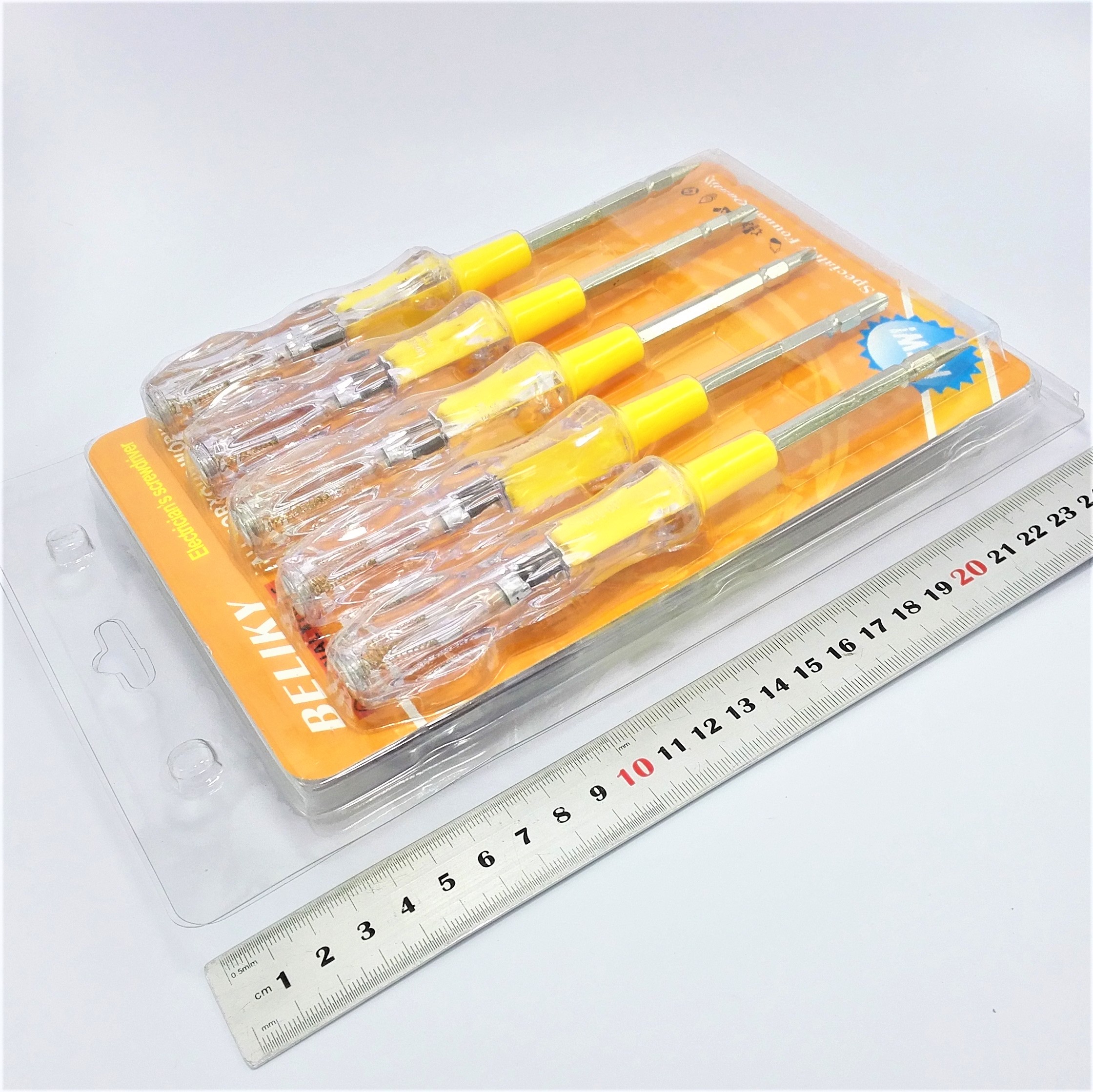 beliky10PC两用电笔测试螺丝刀6厘套装详情图5