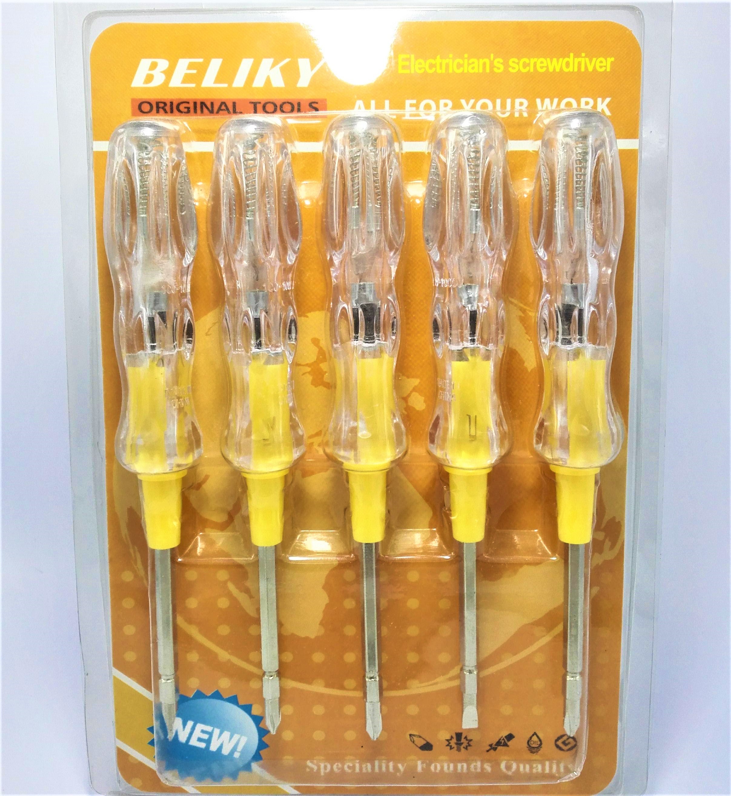 beliky10PC两用电笔5mm螺丝刀中号详情1