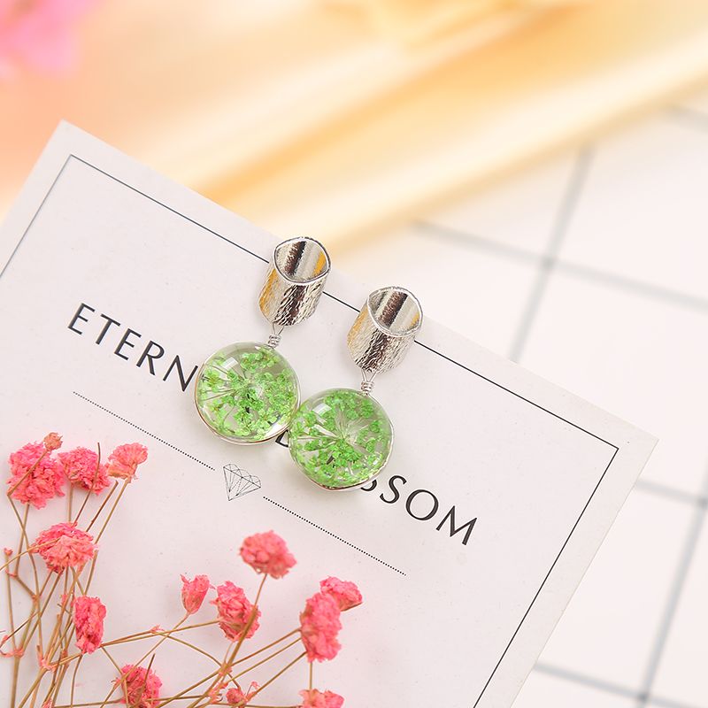 Pendientes de encaje flores narcisos flores secas Application Scenario