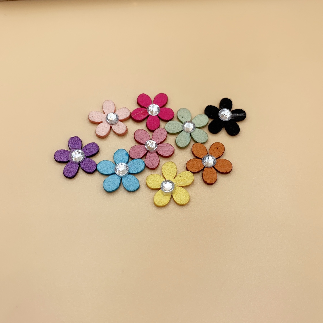 Microfiber pentagon with diamond small plum DIY doll clothing accessories decorative floret thumbnail