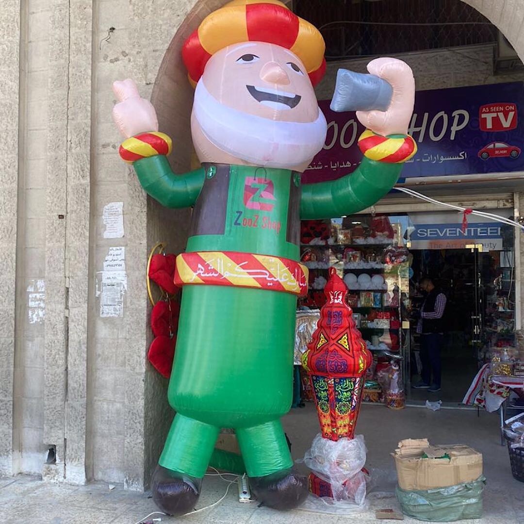 福斯特气模厂家直销广告气模充气舞星卡通人物产品图