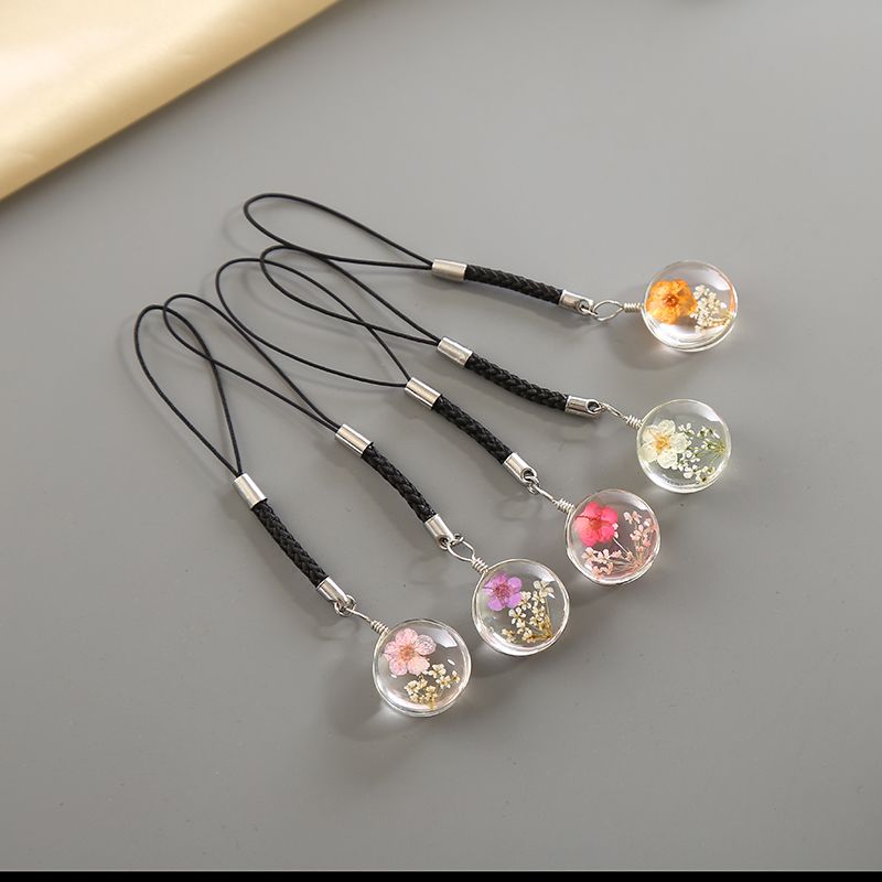 Dried flower pendant