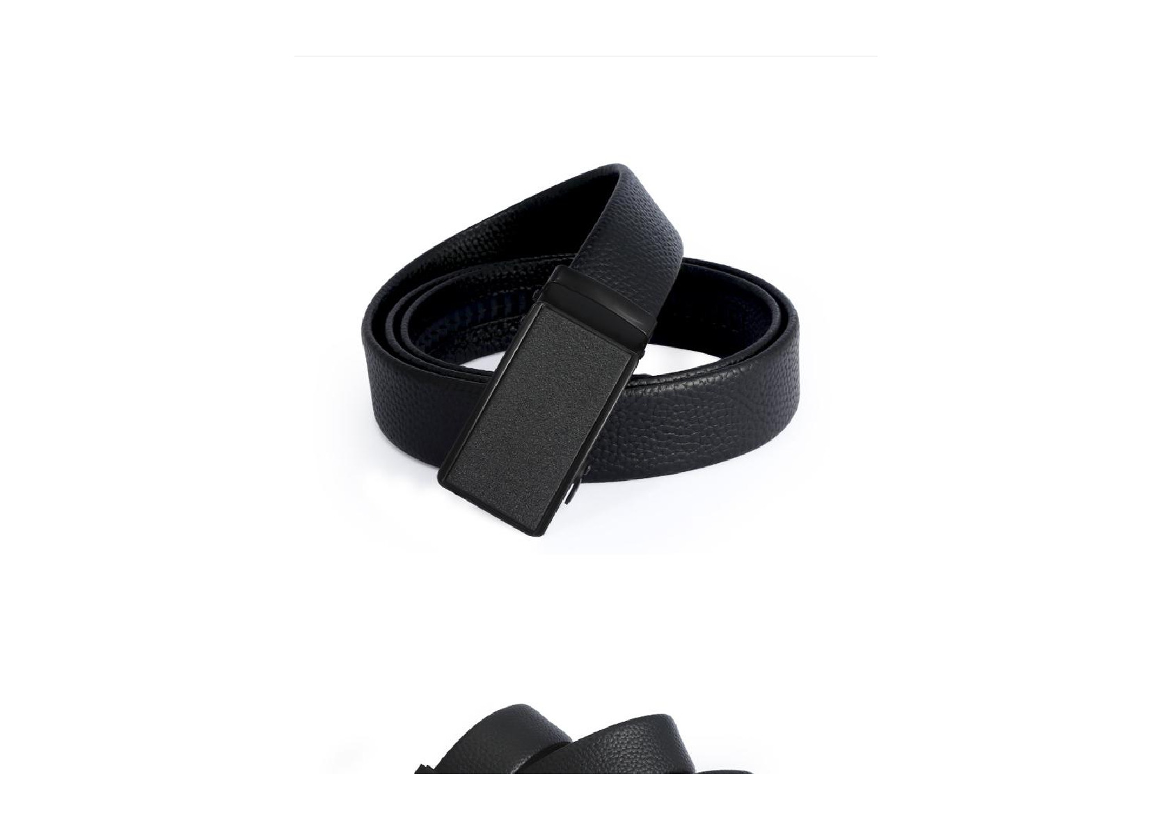Factory direct sales of men's casual belts with lychee pattern automatic buckle, popular gifts at street stalls, wholesale of belts in stock detail image 18