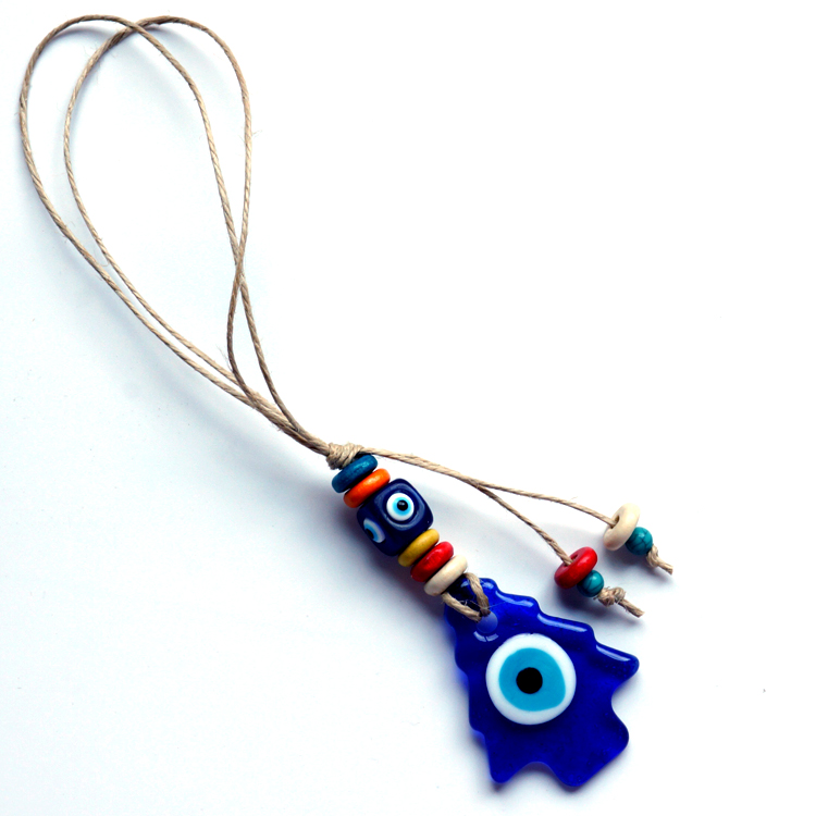 EVILEYES blue eye glass pendants and hemp rope pendants from Turkey are in stock and can be customized. SIYAO from Yiwu is in stock and can be ordered pic 2