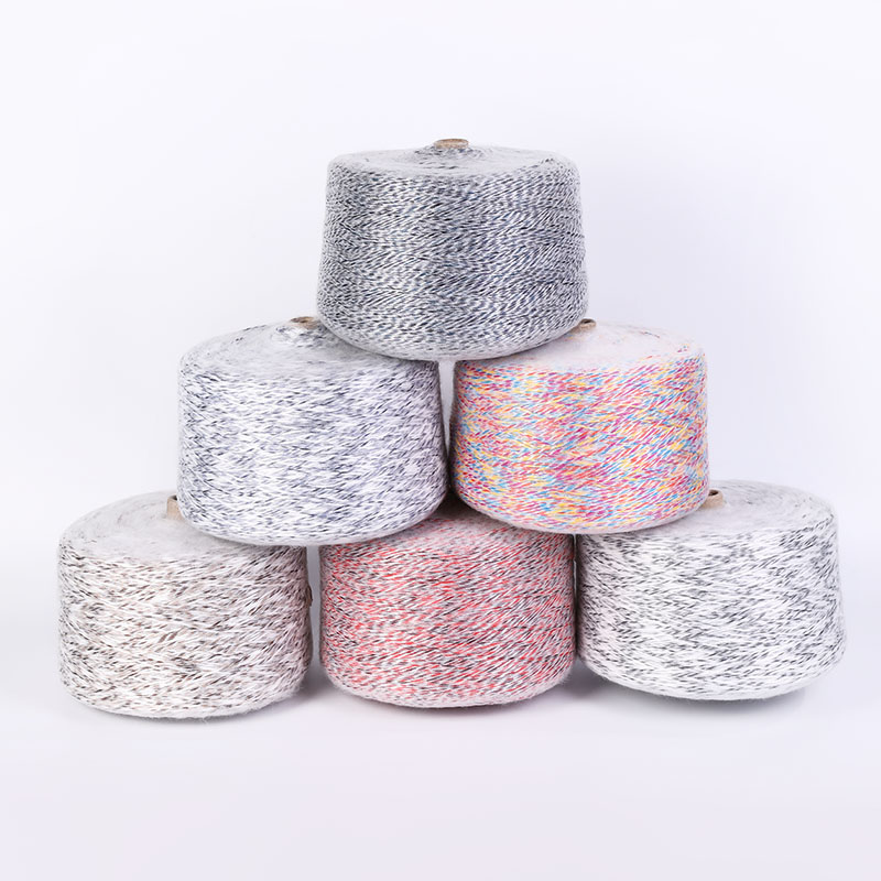 3.2-count color-spun segment dyed and sprayed wool yarn