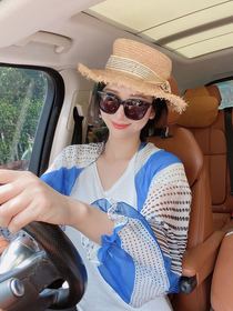 Yiwu good goods beach clothes foreign trade new chiffon printed beach clothes driving swimming sunscreen clothes bikini outside