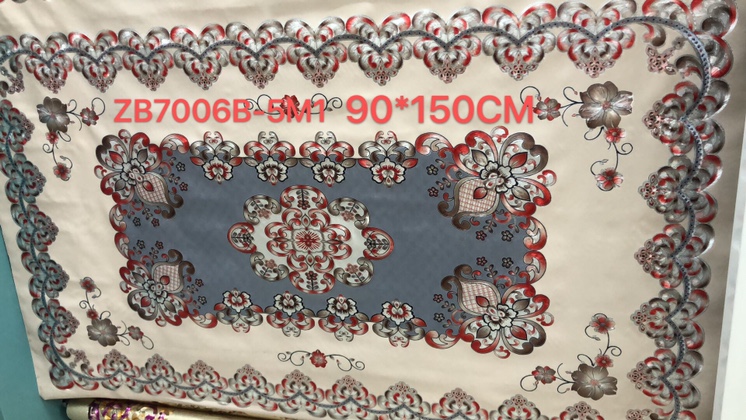 PVC烫金对花印花台布.防水防油污免洗桌布90*150CM详情图6