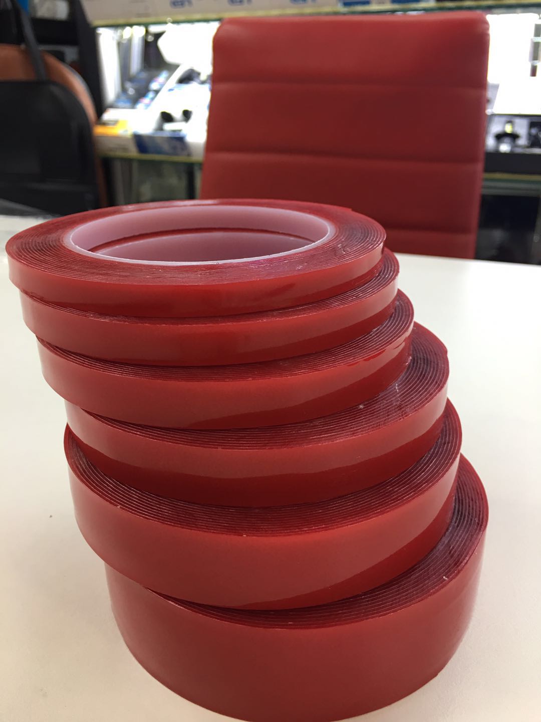 Car double-sided tape transparent tape red film hot - selling manufacturers direct full figure