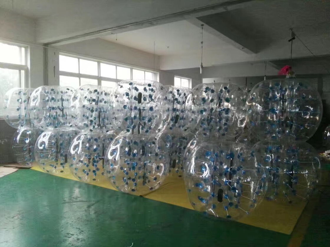 Foster Air Mold Factory Direct Sales Bumper Balls, Inflatable Walking Balls, English Football Impact Balls, Hit Balls, Water Bumper Balls Application Scenario