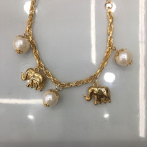 韩版时尚麻花链珍珠大象女款手链
