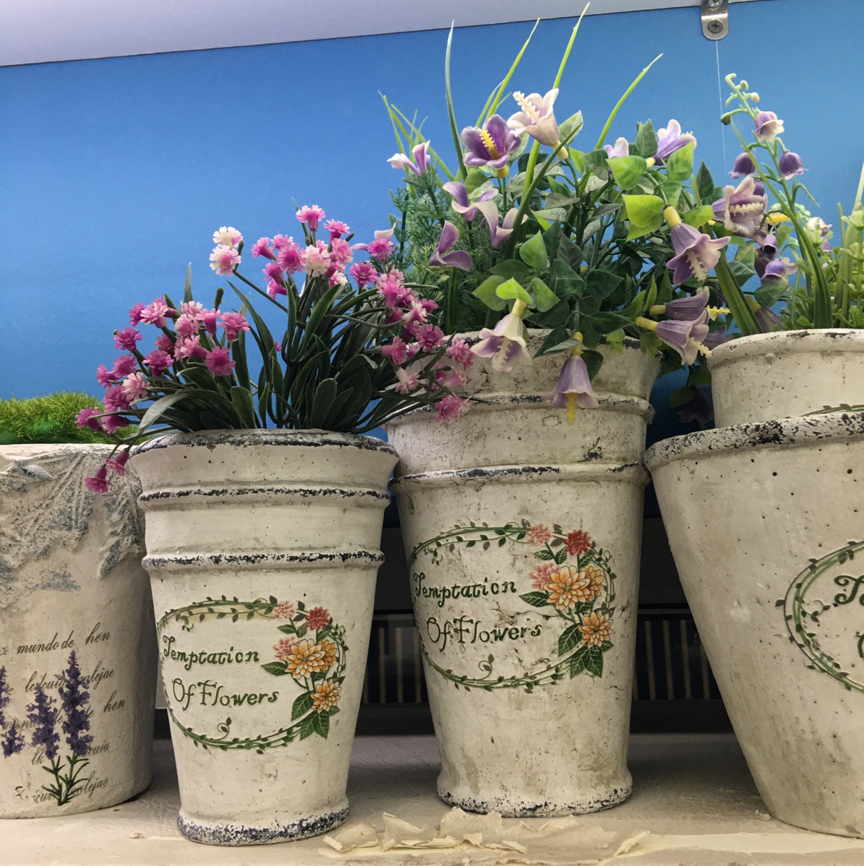 花盆装饰实物图