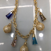 Korean fashion chain pearl tennis crystal tower pearl women's bracelet