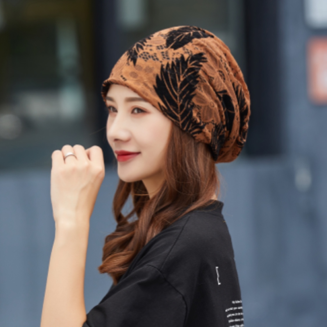 Headscarf hat, maternity hat, air conditioner hat Application Scenario