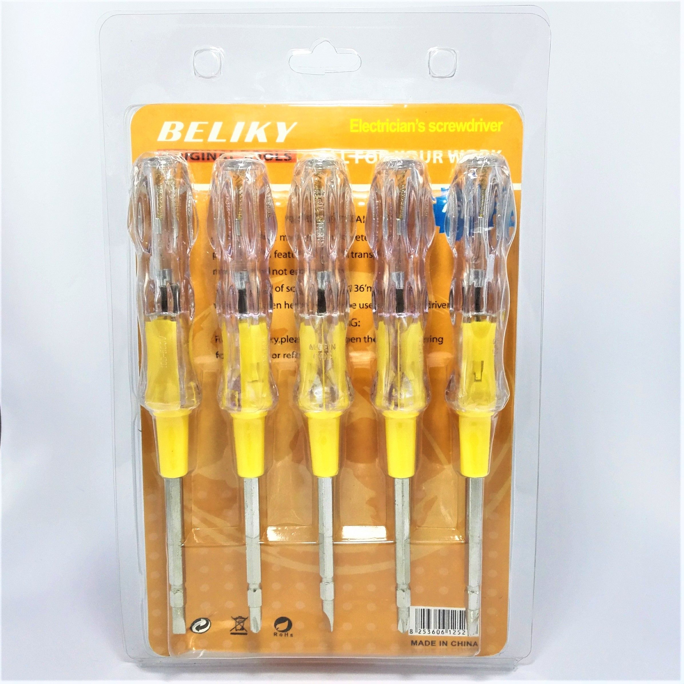 beliky10PC两用电笔测试螺丝刀6厘套装图