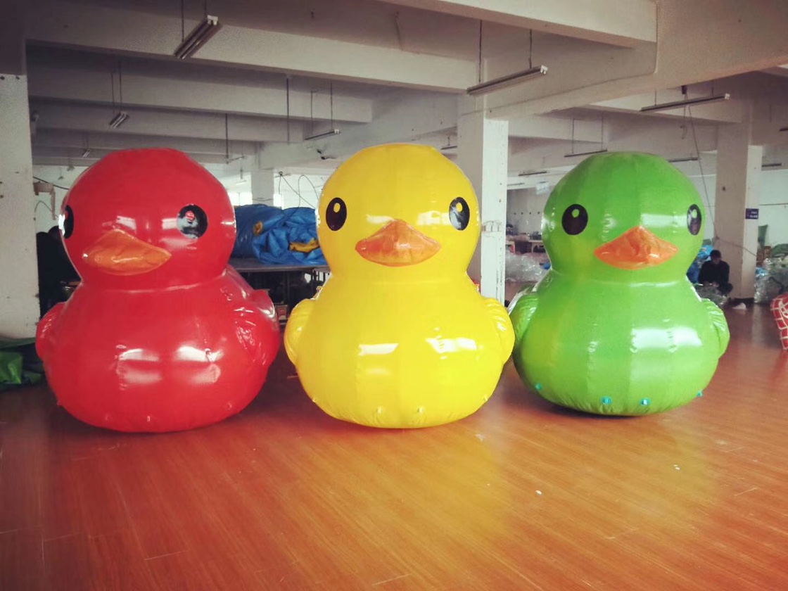 福斯特气模厂家直销充气大黄鸭，充气模型，广告气模卡通造型