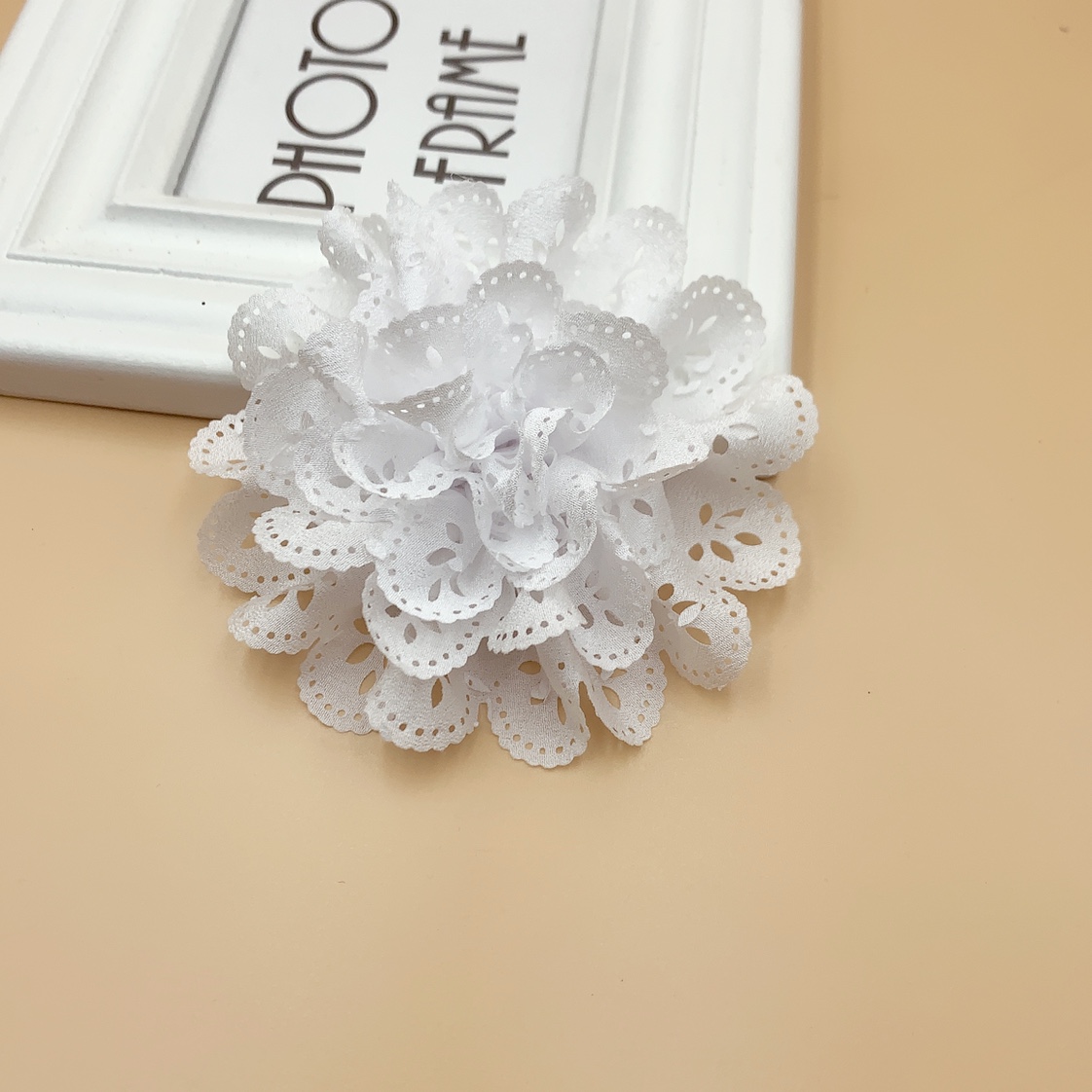 Color ding hollowed-out large roll diy children's hair ribbon clothing accessories decorative hand-made floret