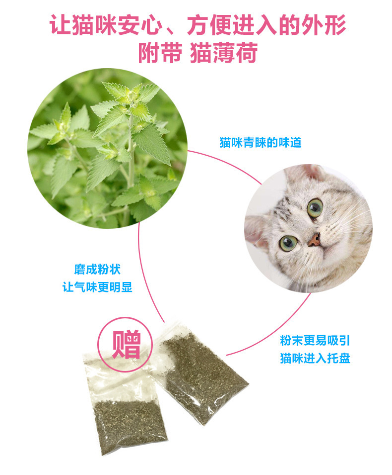 宠物用品 猫抓板 猫锅 猫窝 不掉渣绒毯磨爪子利器详情图11