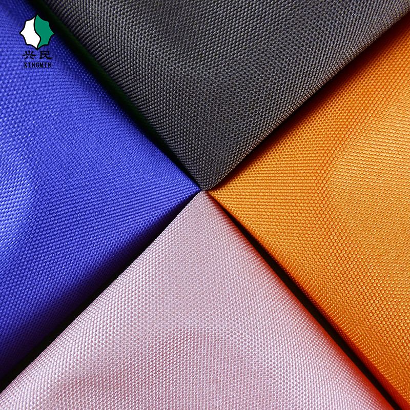 The manufacturer supplies 600D Oxford fabric 9*6 high-elasticity waterproof PU high-end luggage, outdoor fabric and handbag customization details Picture
