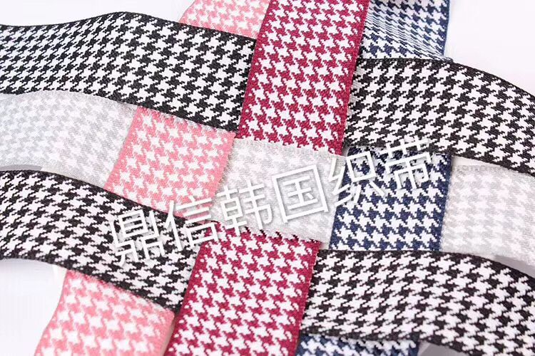 Korean premium woven tape, Thousand Island checkered fabric lace tape factory direct sales, 50Y export for foreign trade Application Scenario