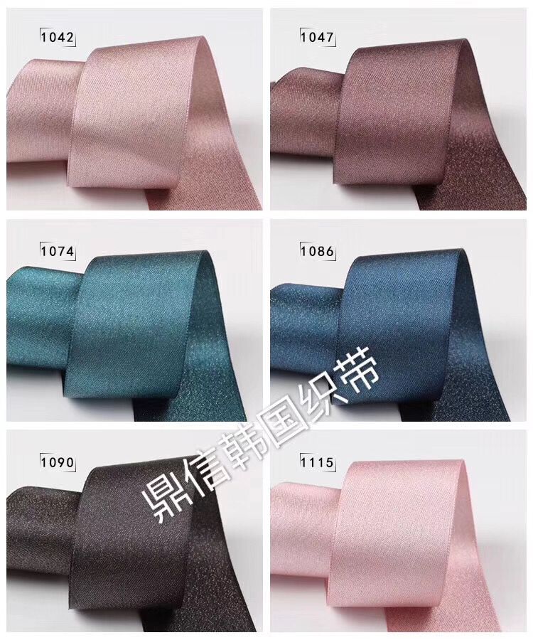 Korean premium webbing, gold and silver weft webbing, fabric lace webbing factory direct sales, export 100Y Application Scenario
