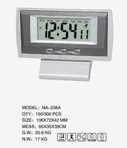 厂家直销 NAKO NA-238A 车载电子钟 迷你电子钟 小闹钟