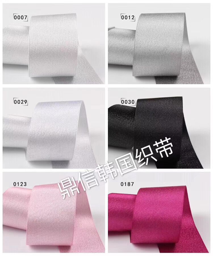 Korean premium webbing, gold and silver weft webbing, fabric lace webbing factory direct sales, export 100Y Specification image