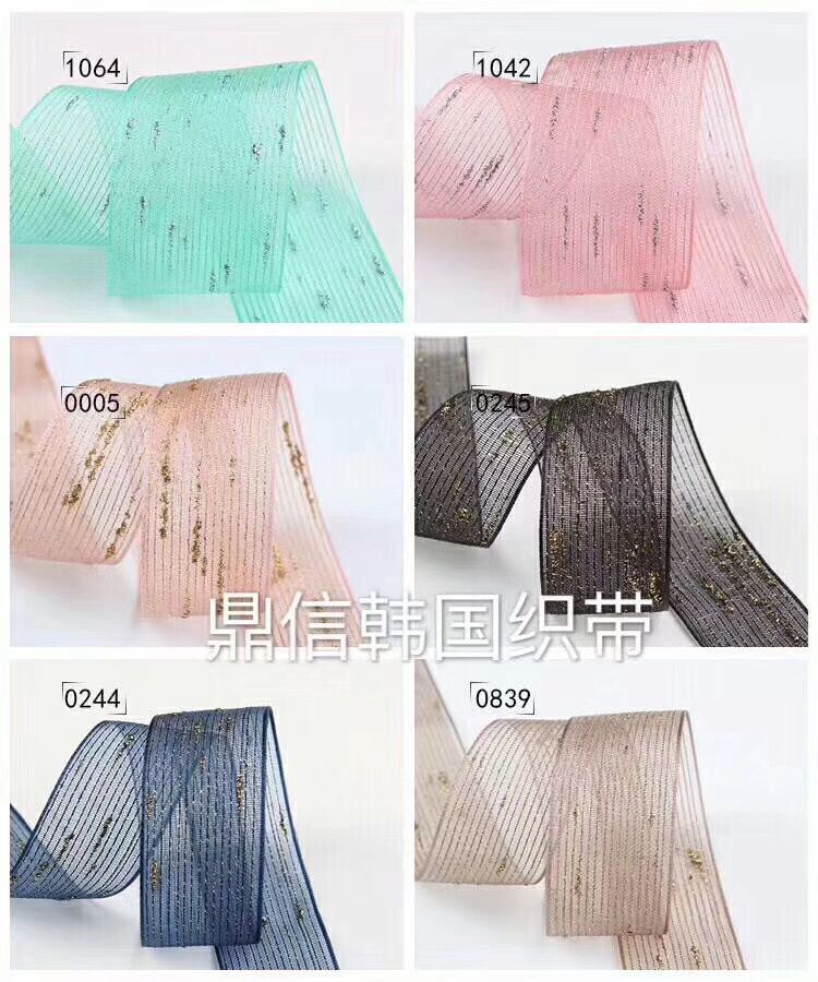 Direct sales from the manufacturer of high-quality MD03 and MD04 fabric lace ribbons from South Korea, with an export volume of 100Y Application Scenario