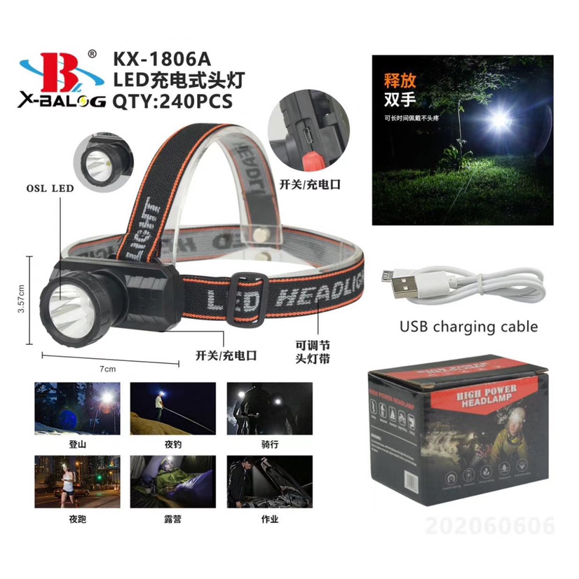 Bl-1806a Charging headlamp