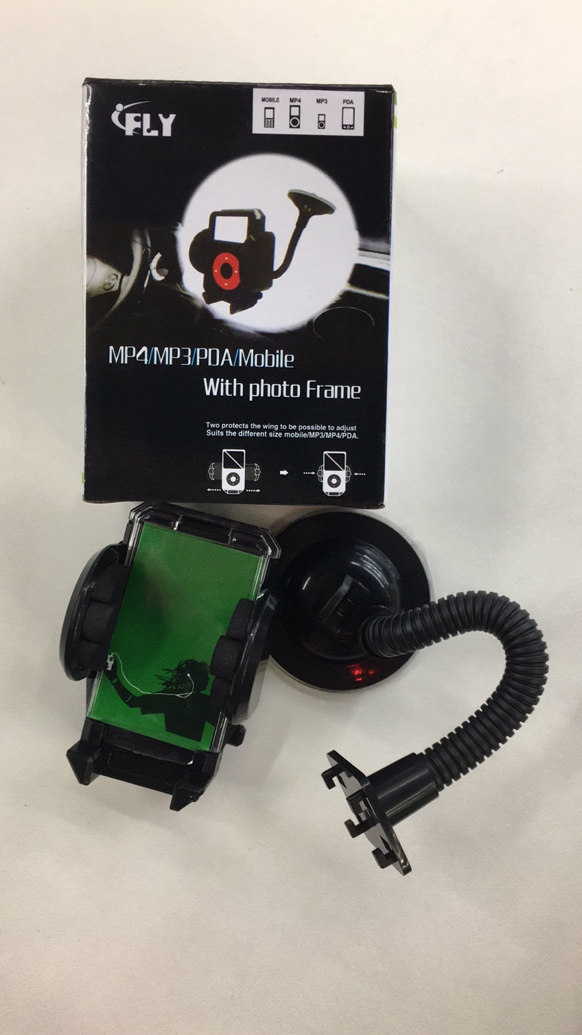 汽车车载吸盘360度软管fly美女手机支架爆款厂家直销详情图5