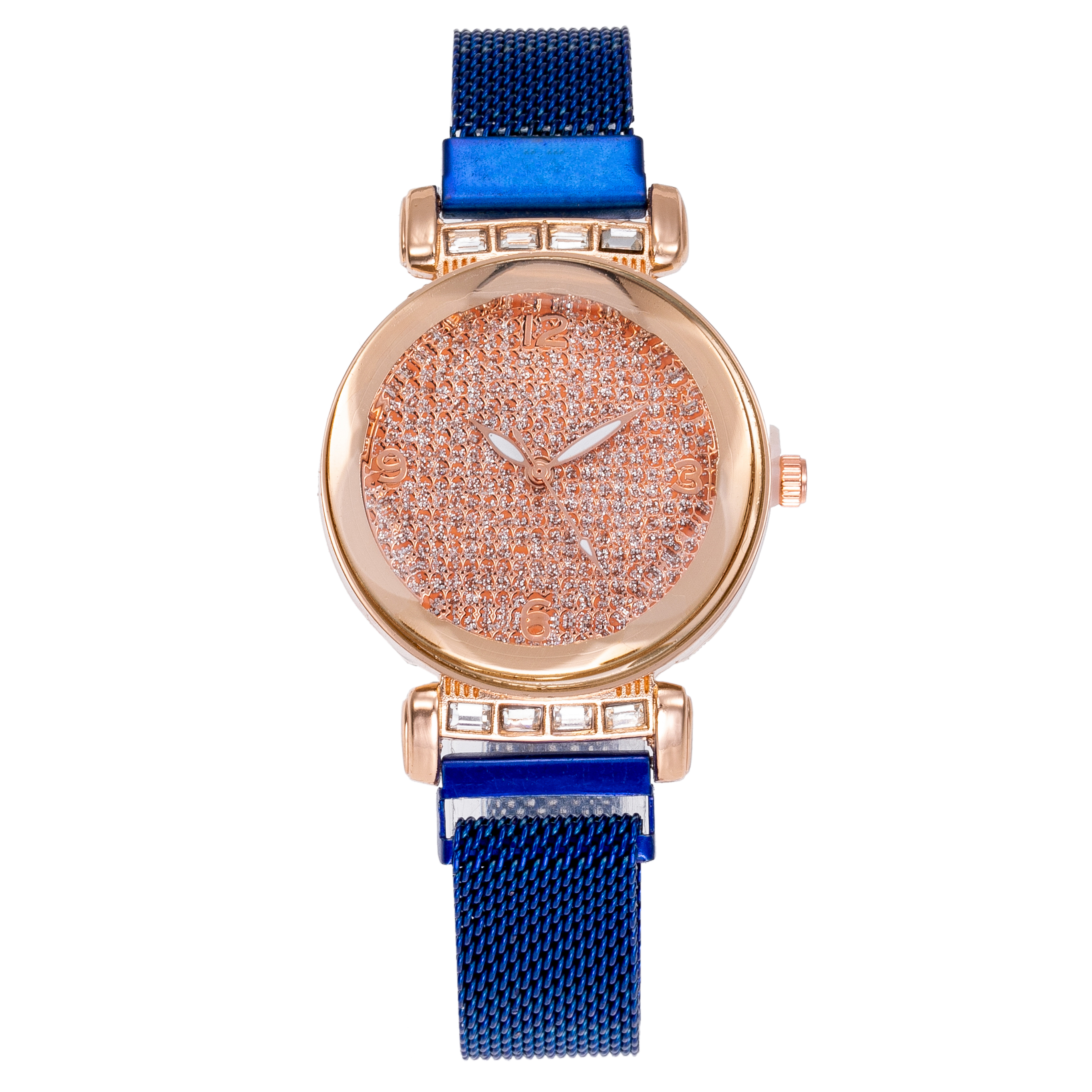 新款女士满天星手表韩版石英吸磁铁石网带潮流手表米兰带懒人手表18820/52详情图5