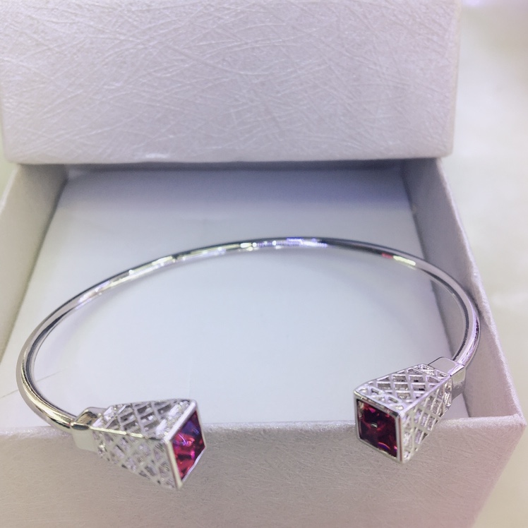 European and American fashion trends open zirconium bracelet thumbnail