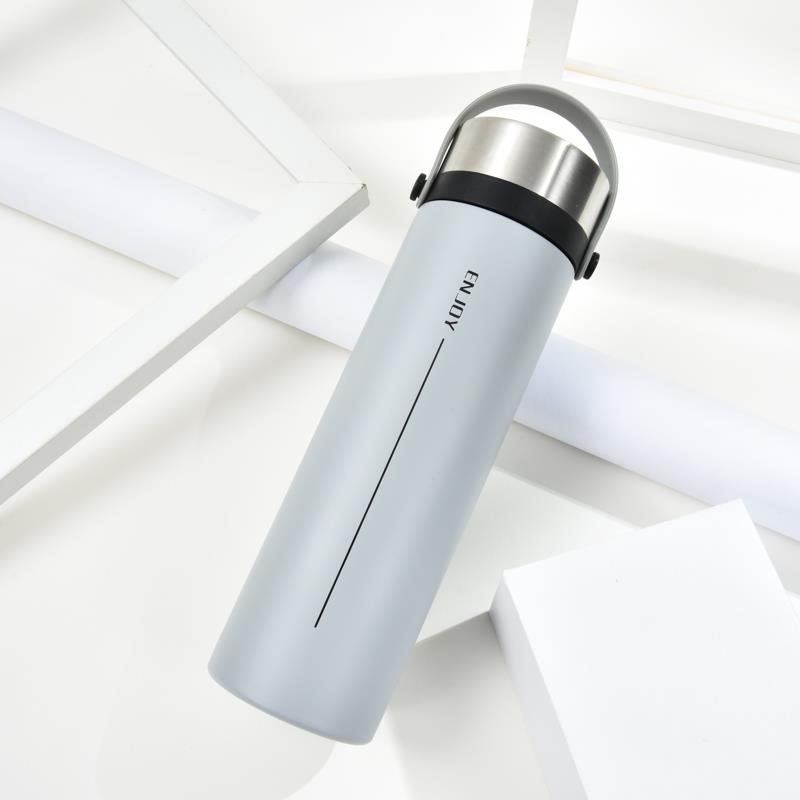 Ouri Steel Cover Insulated Cup - Side View
