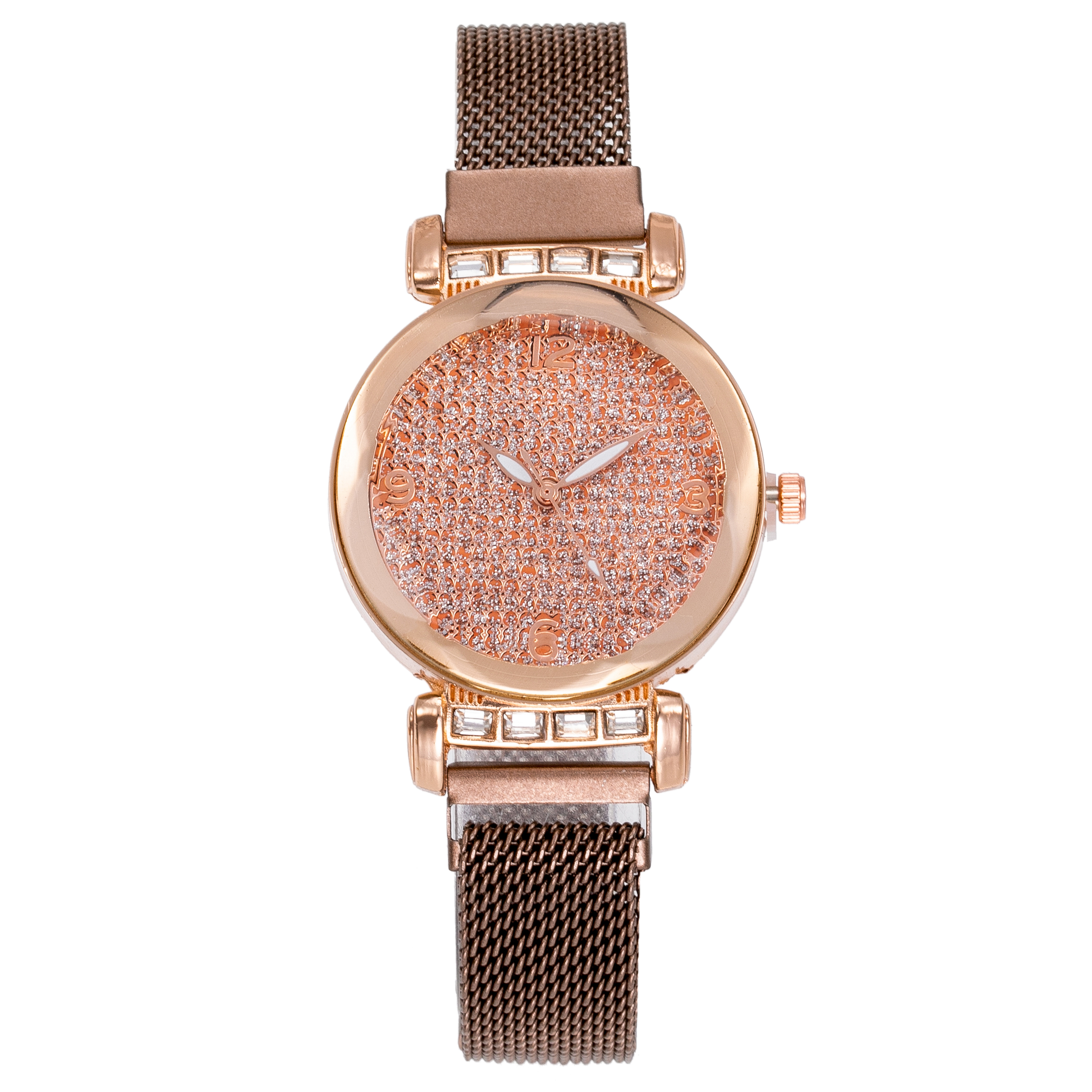 新款女士满天星手表韩版石英吸磁铁石网带潮流手表米兰带懒人手表18820/52详情图6