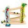 木制滑翔车玩具经典木质急速赛车幼儿早教益智趣味轨道车图