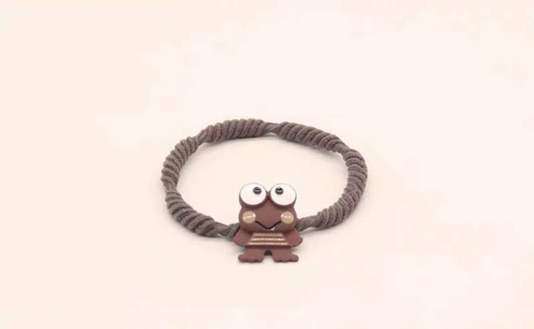 Korean version of a fresh and simple hair tie rubber band headband frog 211 Specification image
