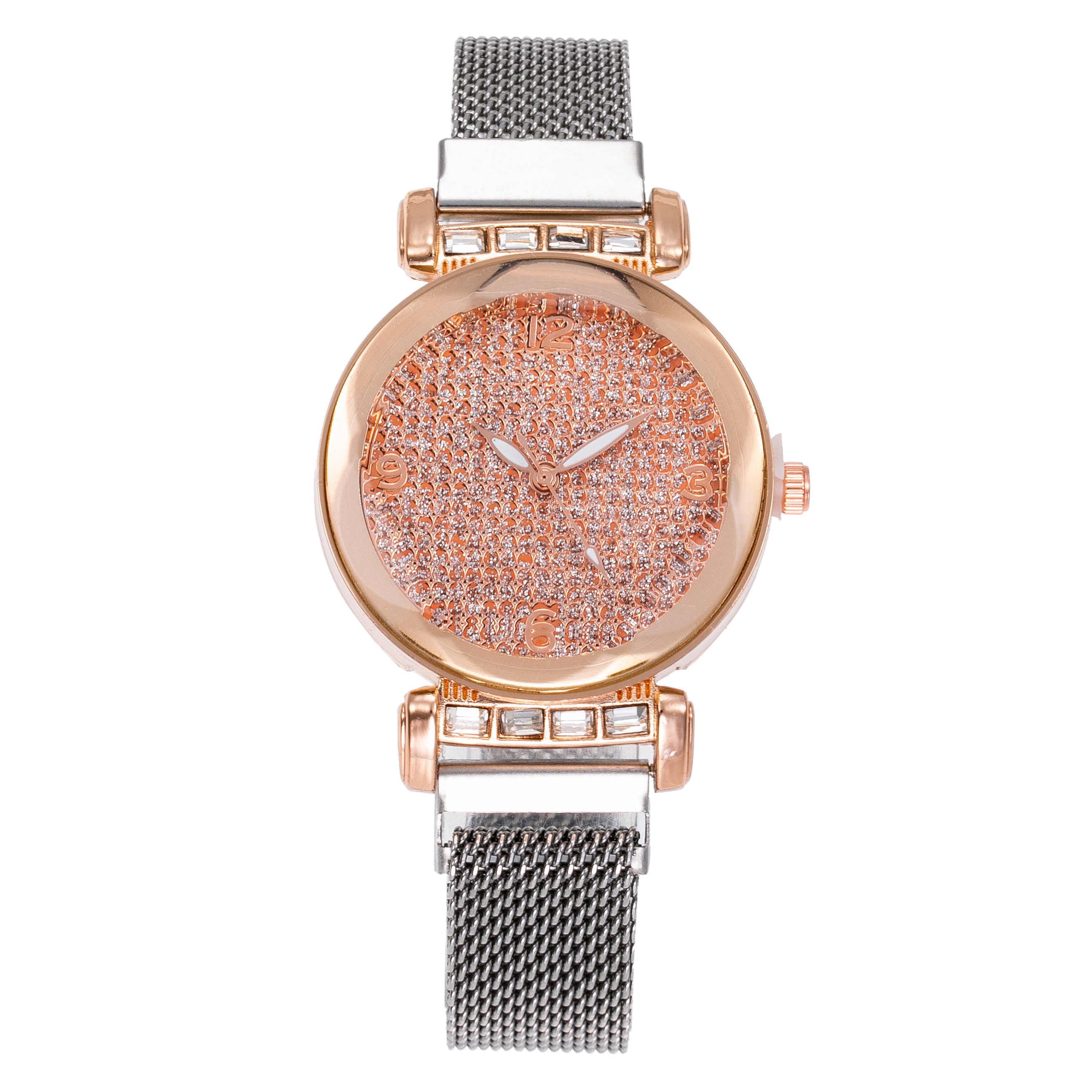 新款女士满天星手表韩版石英吸磁铁石网带潮流手表米兰带懒人手表18820/52详情图2