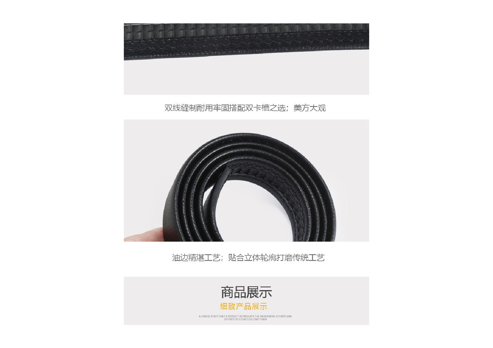 Factory direct sales of men's casual belts with lychee pattern automatic buckle, popular gifts at street stalls, wholesale of belts in stock detail image 17