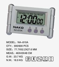 厂家直销 NAKO NA-810A 车载电子钟 迷你电子钟 小闹钟